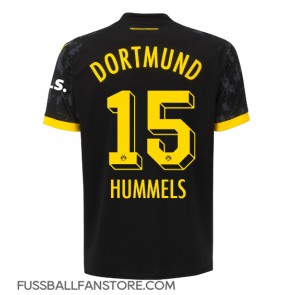 Borussia Dortmund Mats Hummels #15 Replik Auswärtstrikot 2023-24 Kurzarm